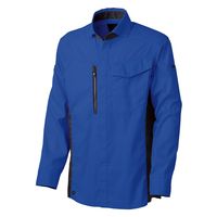 タカヤ商事 TW TWA124-06-7L ナガソデシャツ ブルー 7L 1着（直送品）