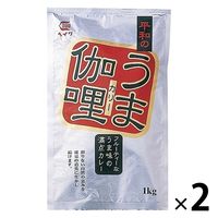 ヘイワ 平和のうま伽哩 1kg 1セット（1袋×2）レトルトカレー 平和食品工業