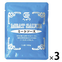 ヘイワ ミートソース 1人前・150g 1セット（1袋×3）パスタソース 平和食品工業