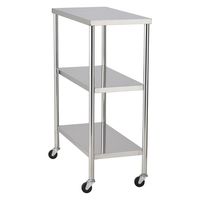 マツヨシ スリム抗菌器械台(3段) 3段 25329401 MY-IW175(300X600X800) 1台（直送品）