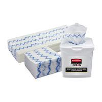 ラバーメイド マイクロファイバークロス用ハンドル付 25264001 RM1965401WT(4コ) 1箱(4入)（直送品）