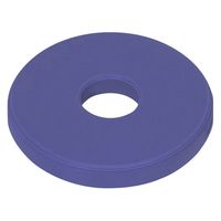 【軒先渡し】高田ベッド 円座クッション 25284900 ビニルレザーライトブルー TB-1449(40X5CM) 1個（直送品）