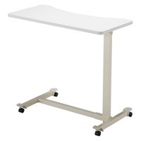 【軒先渡し】高田ベッド エコノミーベッドサイドテーブル キャスタータイプ 25329102 ホワイト TB-BST-0275(キャスター) 1台（直送品）