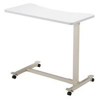 【軒先渡し】高田ベッド エコノミーベッドサイドテーブル キャスタータイプ 25329101 ホワイト TB-BST-0270(キャスター) 1台（直送品）