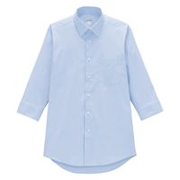 【高額売筋】 ボンマックス メンズレギュラーカラー七分袖シャツ 4L ホワイト 研究開発用品