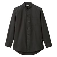 ボンマックス メンズスタンドカラー長袖シャツ ブラック M FB5051M 1枚（直送品）