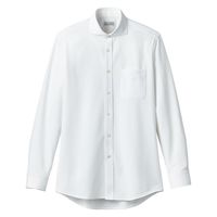 ボンマックス ワイドカラーニット長袖シャツ ホワイト 4L FB4559U 1枚（直送品）
