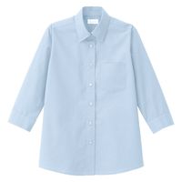 レギュラーカラー半袖ブラウス[女性用][ボンマックス製品