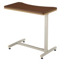 【軒先渡し】高田ベッド エコノミーベッドサイドテーブル アジャスタータイプ 25329002 ブラウン TB-BST-0175(アジャスター) 1台（直送品）