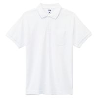 トムス T/Cポロシャツ ホワイト L 00100-VP-001-L 1セット(2枚 トムス T/Cポロシャツ ホワイト L 00100-VP-001-L 1セット(2枚