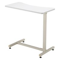 【軒先渡し】高田ベッド エコノミーベッドサイドテーブル アジャスタータイプ 25329004 ホワイト TB-BST-0185(アジャスター) 1台（直送品）