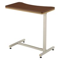 【軒先渡し】高田ベッド エコノミーベッドサイドテーブル アジャスタータイプ 25329004 ブラウン TB-BST-0185(アジャスター) 1台（直送品）