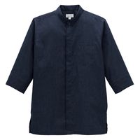 ボンマックス スタンドカラー和シャツ ネイビー L FB4573U 1枚（直送品）