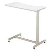 【軒先渡し】高田ベッド エコノミーベッドサイドテーブル アジャスタータイプ 25329005 ホワイト TB-BST-0190(アジャスター) 1台（直送品）