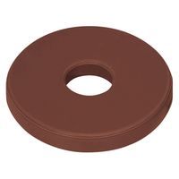 【軒先渡し】高田ベッド 円座クッション 25284900 ビニルレザーライトブラウン TB-1449(40X5CM) 1個（直送品）