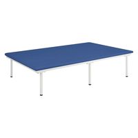 【軒先渡し】高田ベッド SD訓練台 25297802 ビニルレザーメディブルー TB-1486(120X200X45CM 1台（直送品）
