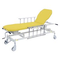 【軒先渡し】高田ベッド 手動GSストレッチャー D型 25253702 ビニルレザーイエロー TB-1521(70X48-86CM) 1台（直送品）