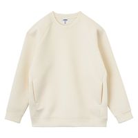 ボンマックス ドライストレッチクルーネックトレーナー(ポリジン加工) オフホワイト L MS2131 1枚（直送品）