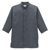 ボンマックス スタンドカラー和シャツ グレー L FB4573U 1枚（直送品）