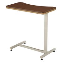 【軒先渡し】高田ベッド エコノミーベッドサイドテーブル アジャスタータイプ 25329005 ブラウン TB-BST-0190(アジャスター) 1台（直送品）