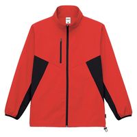ボンマックス リサイクルストレッチワークブルゾン(ポリジン加工) レッド L MJ0084 1着（直送品）