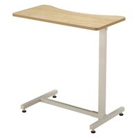 【軒先渡し】高田ベッド エコノミーベッドサイドテーブル アジャスタータイプ 25329005 ナチュラル TB-BST-0190(アジャスター) 1台（直送品）