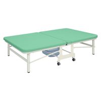 高田ベッド キングベンダ 25353705 ビニルレザーライトグリーン TB-466(120X180X45CM) 1台（直送品）