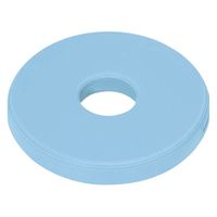 【軒先渡し】高田ベッド 円座クッション 25284900 ビニルレザースカイブルー TB-1449(40X5CM) 1個（直送品）