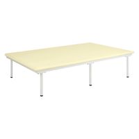 【軒先渡し】高田ベッド SD訓練台 25297802 ビニルレザークリーム TB-1486(120X200X45CM 1台（直送品）