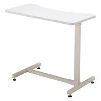 【軒先渡し】高田ベッド エコノミーベッドサイドテーブル アジャスタータイプ 25329001 ホワイト TB-BST-0170(アジャスター) 1台（直送品）