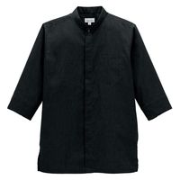 ボンマックス スタンドカラー和シャツ ブラック L FB4573U 1枚（直送品）