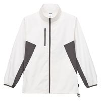 ボンマックス リサイクルストレッチワークブルゾン(ポリジン加工) ホワイト S MJ0084 1着（直送品）