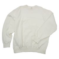ボンマックス 10オンス トレーナー(裏パイル) ホワイト LL MS2136 1枚（直送品）