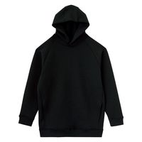 ボンマックス ドライストレッチプルオーバーパーカ(ポリジン加工) ブラック L MS2132 1枚（直送品）
