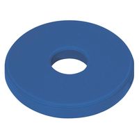 【軒先渡し】高田ベッド 円座クッション 25284900 ビニルレザーメディブルー TB-1449(40X5CM) 1個（直送品）