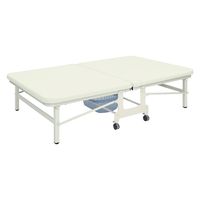 高田ベッド キングベンダ 25353702 ビニルレザー白 TB-466(100X180X45CM) 1台（直送品）