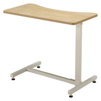 【軒先渡し】高田ベッド エコノミーベッドサイドテーブル アジャスタータイプ 25329000 ナチュラル TB-BST-0165(アジャスター) 1台（直送品）