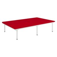 【軒先渡し】高田ベッド SD訓練台 25297801 ビニルレザーレッド TB-1486(110X200X45CM 1台（直送品）