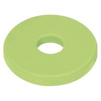 【軒先渡し】高田ベッド 円座クッション 25284900 ビニルレザーライムグリーン TB-1449(40X5CM) 1個（直送品）