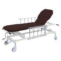 【軒先渡し】高田ベッド 手動GSストレッチャー D型 25253702 ビニルレザー茶 TB-1521(70X48-86CM) 1台（直送品）