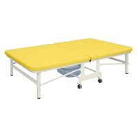 【軒先渡し】高田ベッド キングベンダ 25353700 ビニルレザーイエロー TB-466(100X180X40CM) 1台（直送品）