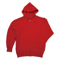 ボンマックス 10オンス フードジップパーカ(裏パイル) レッド 3L MS2134O 1枚（直送品）