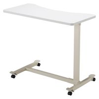 【軒先渡し】高田ベッド エコノミーベッドサイドテーブル キャスタータイプ 25329100 ホワイト TB-BST-0265(キャスター) 1台（直送品）