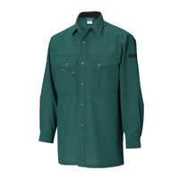 TS DESIGN 7105-56-LL 長袖シャツ グリーン LL 1着（直送品）