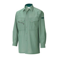 TS DESIGN 7105-58-LL 長袖シャツ モスグリーン LL 1着（直送品）