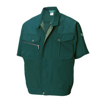 TS DESIGN 7156-56-L 半袖ブルゾン グリーン L 1着（直送品）