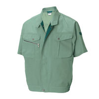 TS DESIGN 7156-58-M 半袖ブルゾン モスグリーン M 1着（直送品）