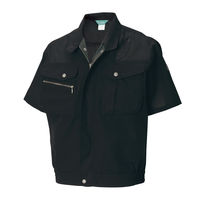 TS DESIGN 7156-98-6L 半袖ブルゾン ブラック 6L 1着（直送品）