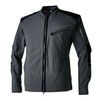 TS DESIGN ナイロンドッツライダーワークジャケット BK×CGY 3L 84506-92-3L 1着（直送品）