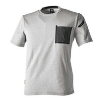 TS DESIGN TSDELTAコーデュラワークTシャツ アッシュグレー 5L